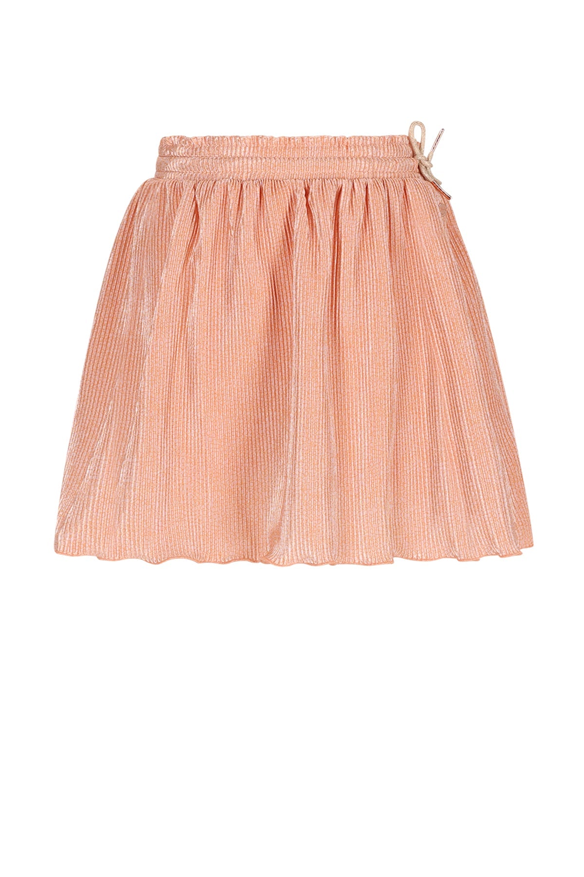 Meisjes Norah Plisse Skirt van NoNo in de kleur Pale Blush Pink in maat 134-140.