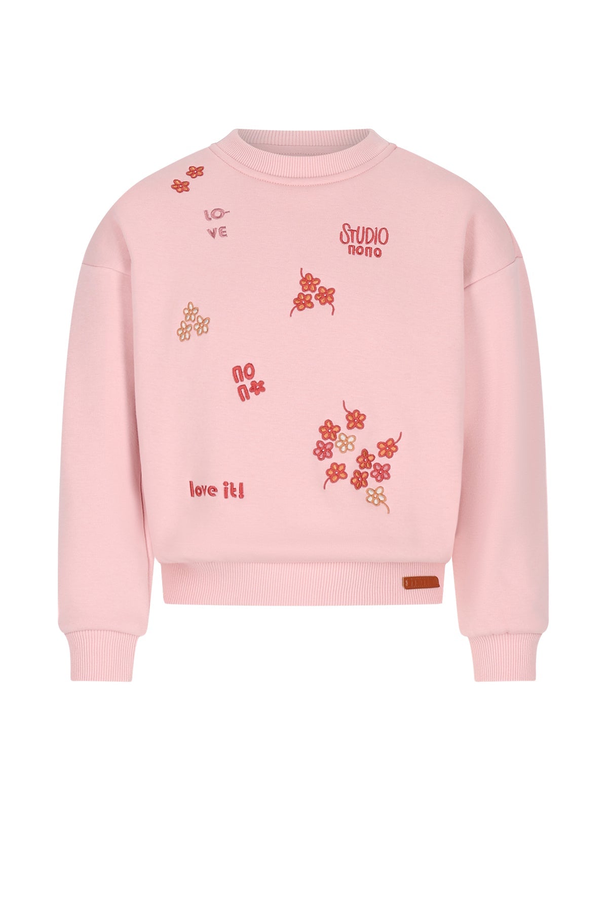 NoNo Konono soft furry sweater with embro