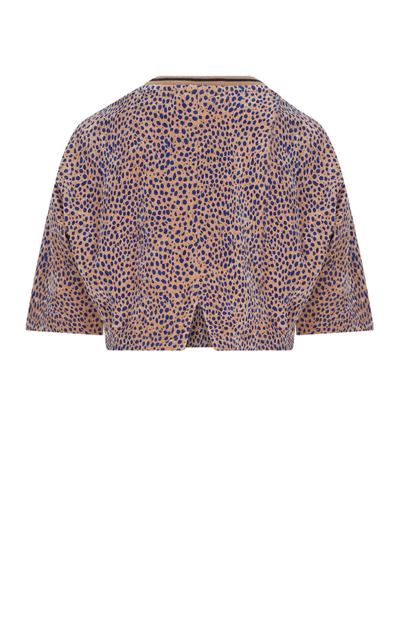 NoNo Kaily Oversized Animal AOP Top