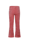 Meisjes Sady AOP Flared Velvet Jersey Pants van NoNo in de kleur Sunset Pink in maat 134-140.