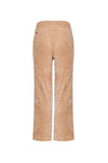Meisjes Sayla Wide Leg Velvet Stretch Pants van NoNo in de kleur Taupe in maat 134-140.