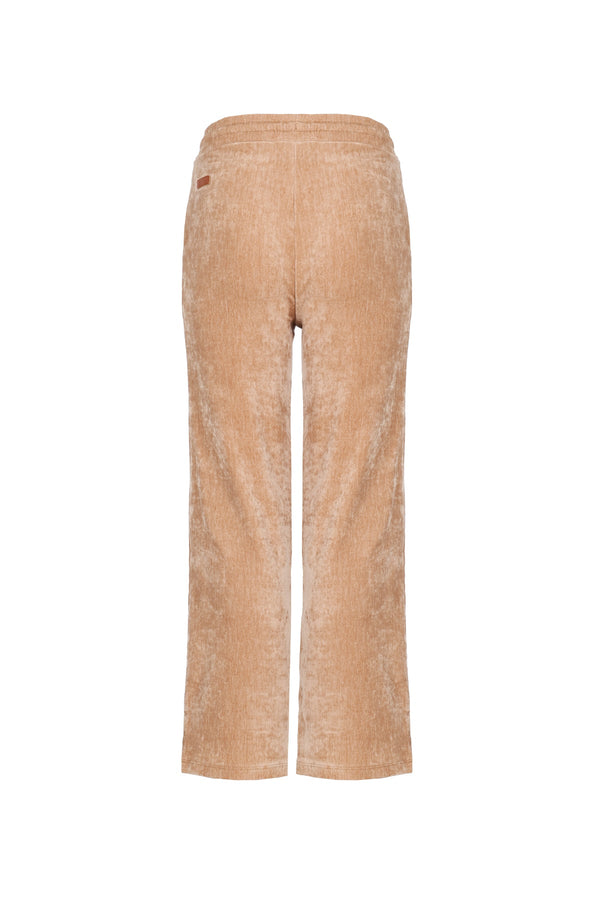 NoNo Sayla Wide Leg Velvet Stretch Pants