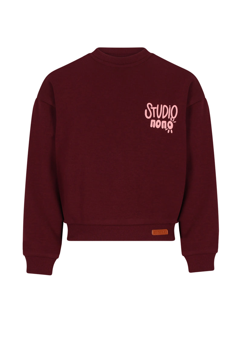 NoNo Konono Soft Furry Sweat Out of Office print