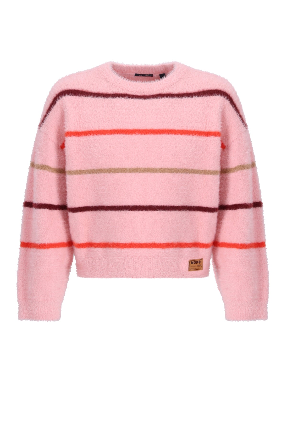 NoNo Keson Fluffy Soft Knitted Striped Sweater