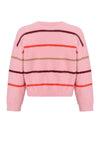 NoNo Keson Fluffy Soft Knitted Striped Sweater
