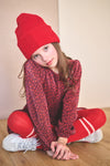 NoNo Mamai Autumn Flower Plissee Dress