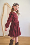 NoNo Mamai Autumn Flower Plissee Dress