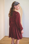 NoNo Mamai Autumn Flower Plissee Dress