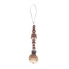Chewies Newborn Clip Silicone Beads - Bear Brown
