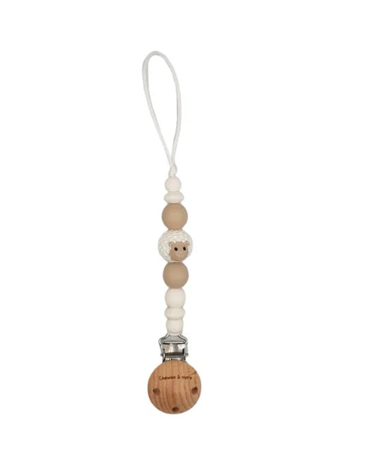 Chewies Newborn Clip Silicone Beads - Sheep