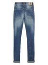 Jongens Denim Narrow van Petrol in de kleur Medium used in maat 164.