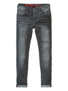 Jongens Denim Narrow van Petrol in de kleur Ash Grey in maat 164.
