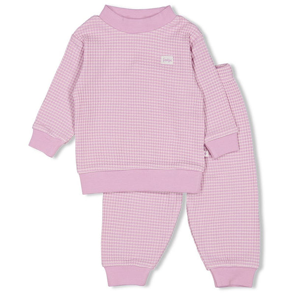 Feetje Pyjama wafel - Lilac