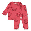 Meisjes Howdy Holly - Premium Sleepwear by Feetje van Feetje in de kleur Berry in maat 86.