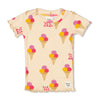 Meisjes Isa Icecream - Premium Summerwear by Feetje van Feetje in de kleur Perzik in maat 140.