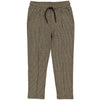 Jongens Pants NOXLW243 van Little Levv in de kleur AOP Grey check in maat 128.