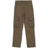 Jongens Pants NYLESLW241 van Little Levv in de kleur Army Green in maat 128.