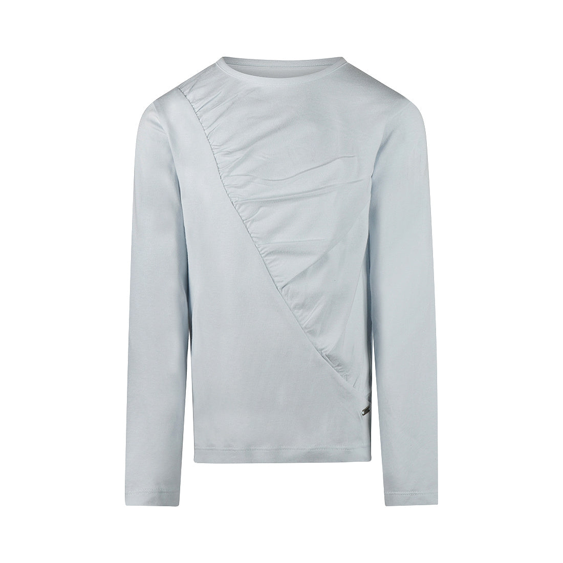 Meisjes T-shirt ls van No Way Monday in de kleur Blue in maat 164.