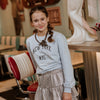 Meisjes Sweater van No Way Monday in de kleur Blue in maat 164.