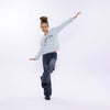 Meisjes Sweater van No Way Monday in de kleur Blue in maat 164.