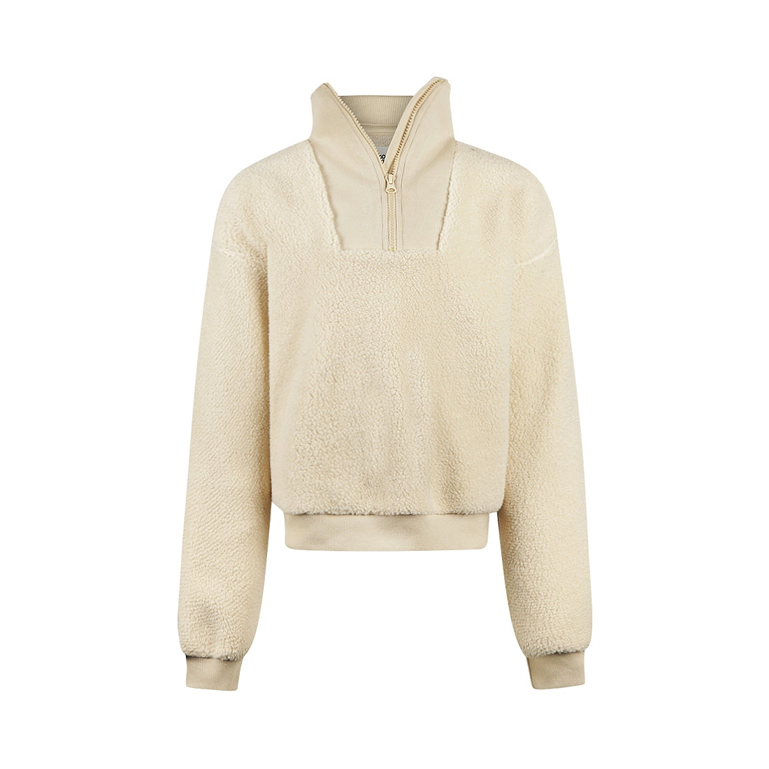 Meisjes Sweater dropped shoulder van No Way Monday in de kleur Beige in maat 164.