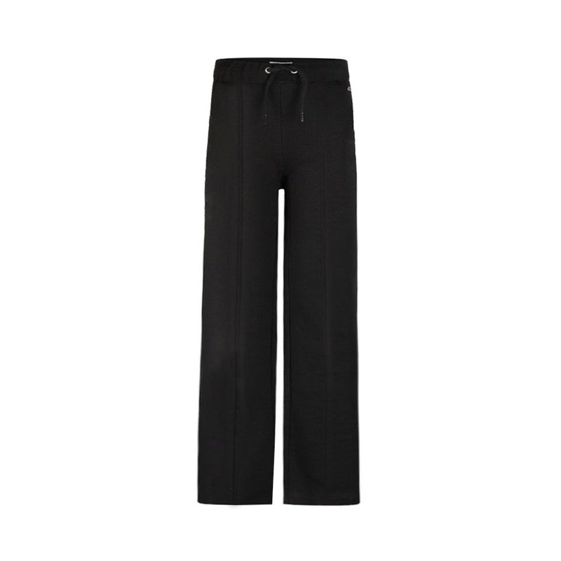 Meisjes Jogging trousers wide leg van No Way Monday in de kleur Black in maat 164.