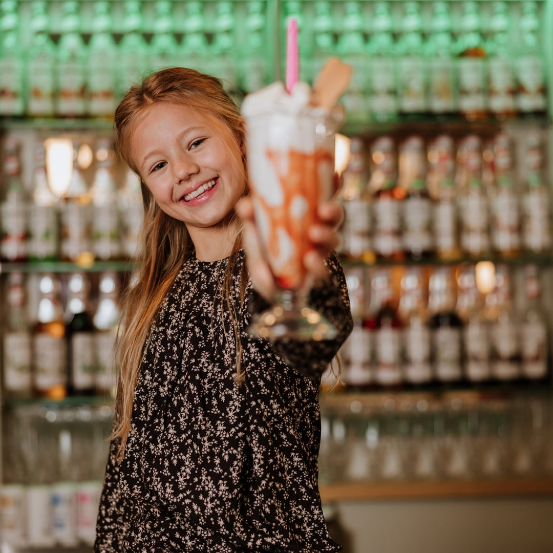 Meisjes Blouse ls van No Way Monday in de kleur Black in maat 164.