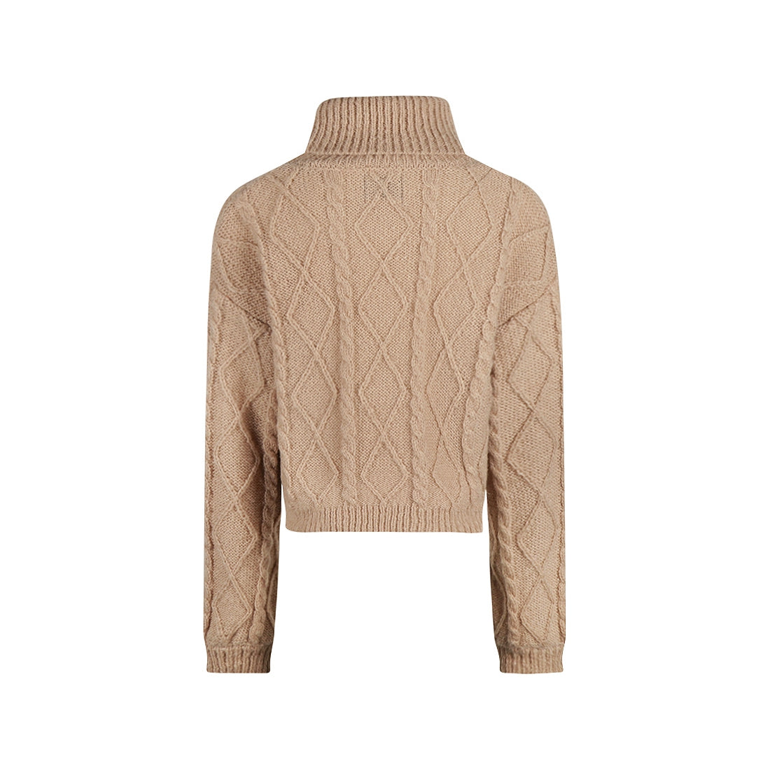 Meisjes Sweater van No Way Monday in de kleur Taupe in maat 164.