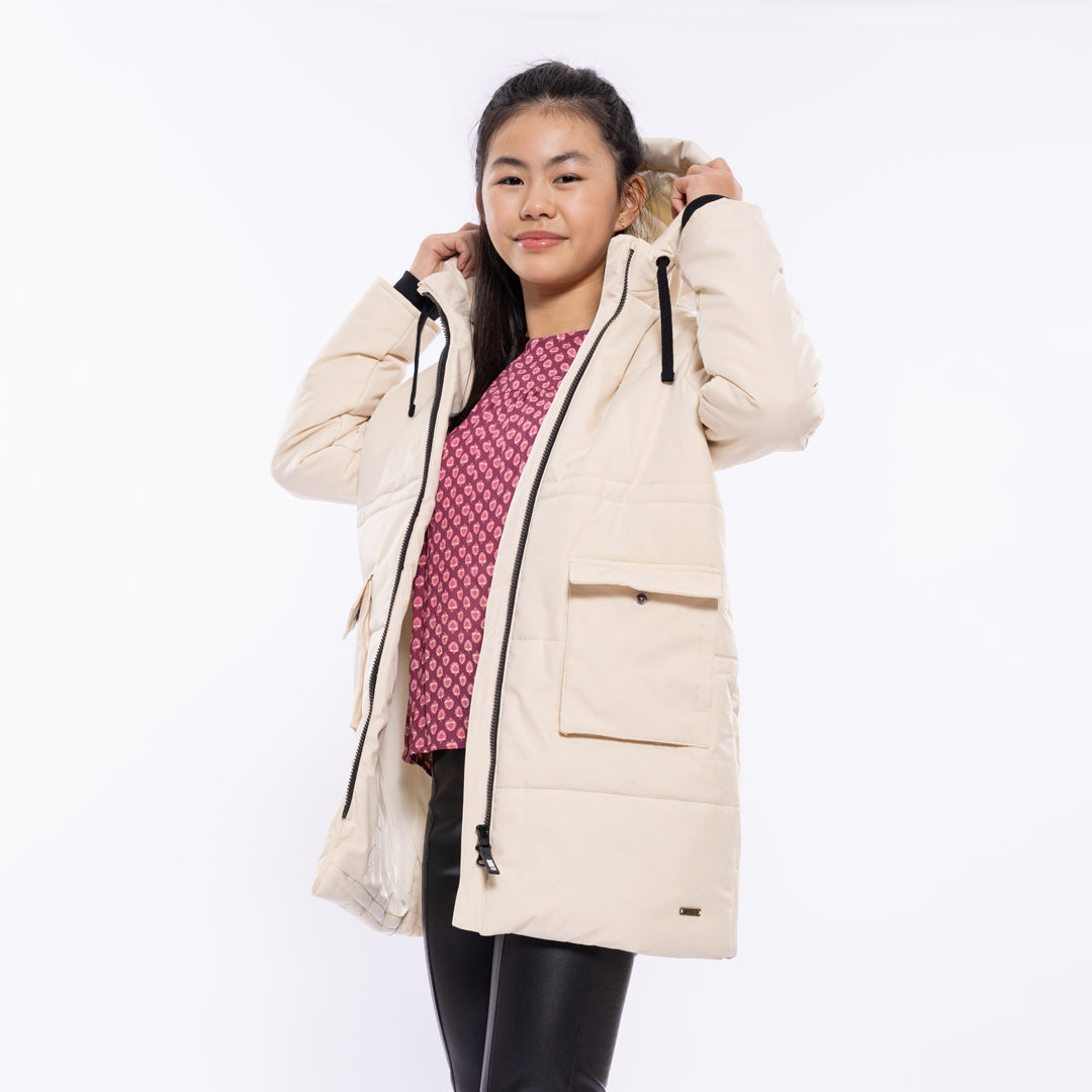 Meisjes Blouse ls van No Way Monday in de kleur Burgundy in maat 164.