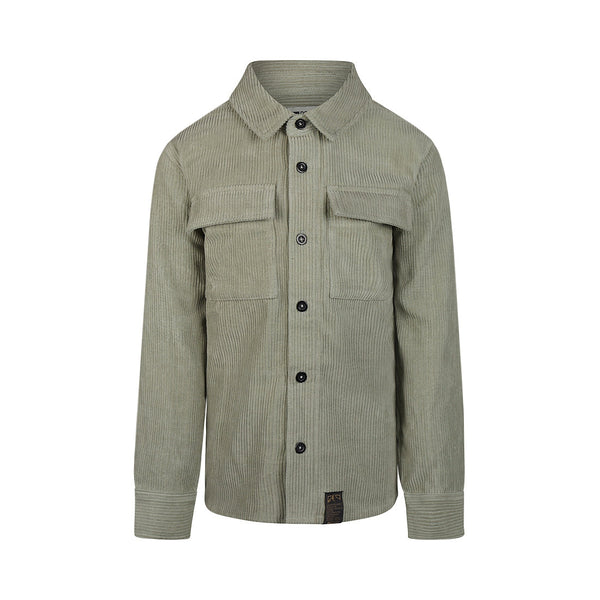 Jongens Shirt ls van No Way Monday in de kleur Faded green in maat 164.