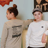 Jongens T-shirt ls van No Way Monday in de kleur Light grey in maat 164.