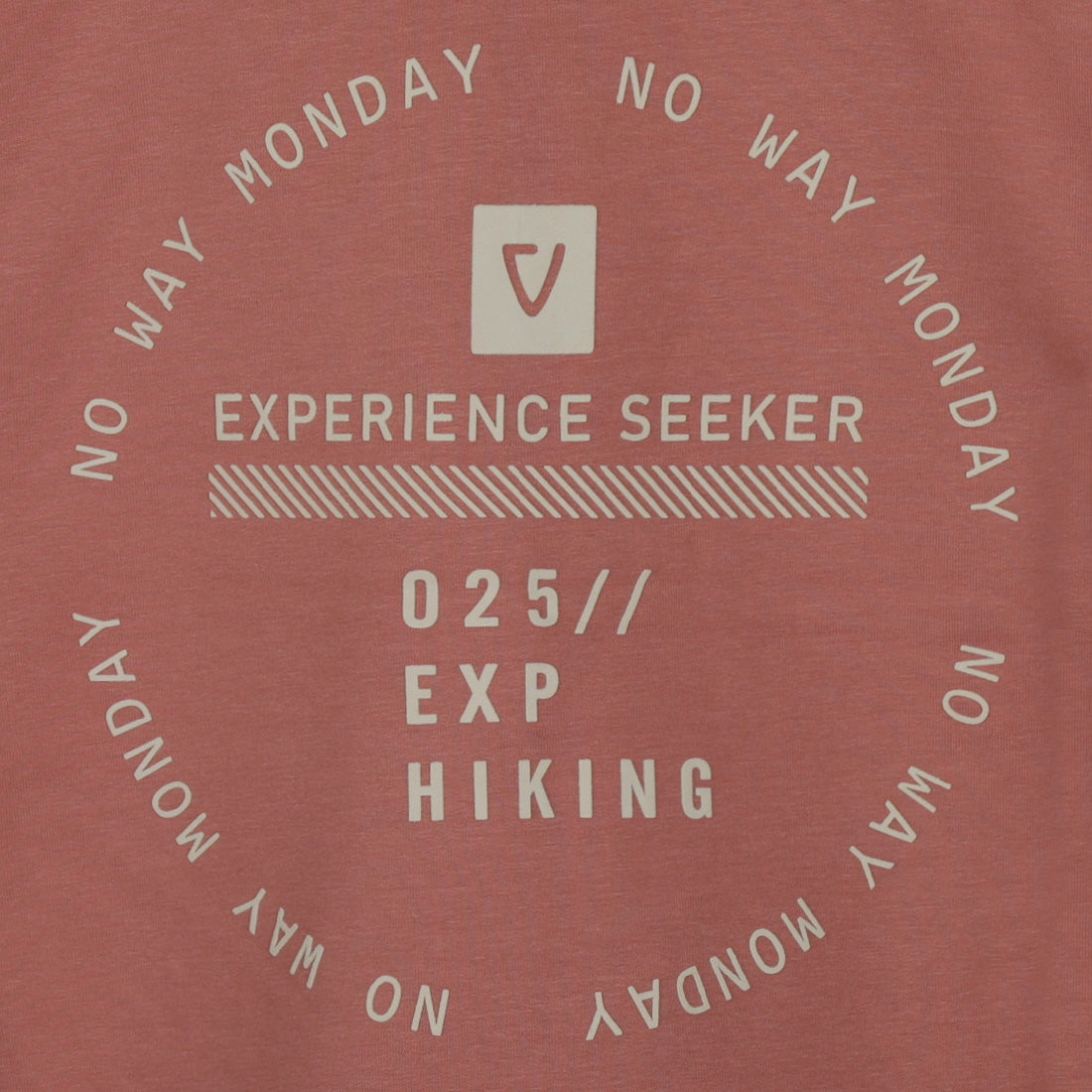 Jongens Sweater with hood dropped shoulder van No Way Monday in de kleur Faded red in maat 164.