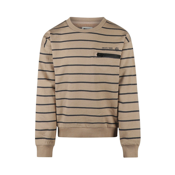 Jongens Sweater loose fit van No Way Monday in de kleur Light grey in maat 164.