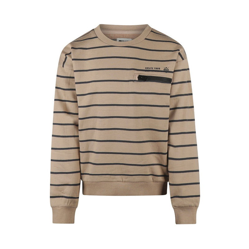 Jongens Sweater loose fit van No Way Monday in de kleur Light grey in maat 164.