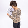 Jongens Sweater loose fit van No Way Monday in de kleur Light grey in maat 164.