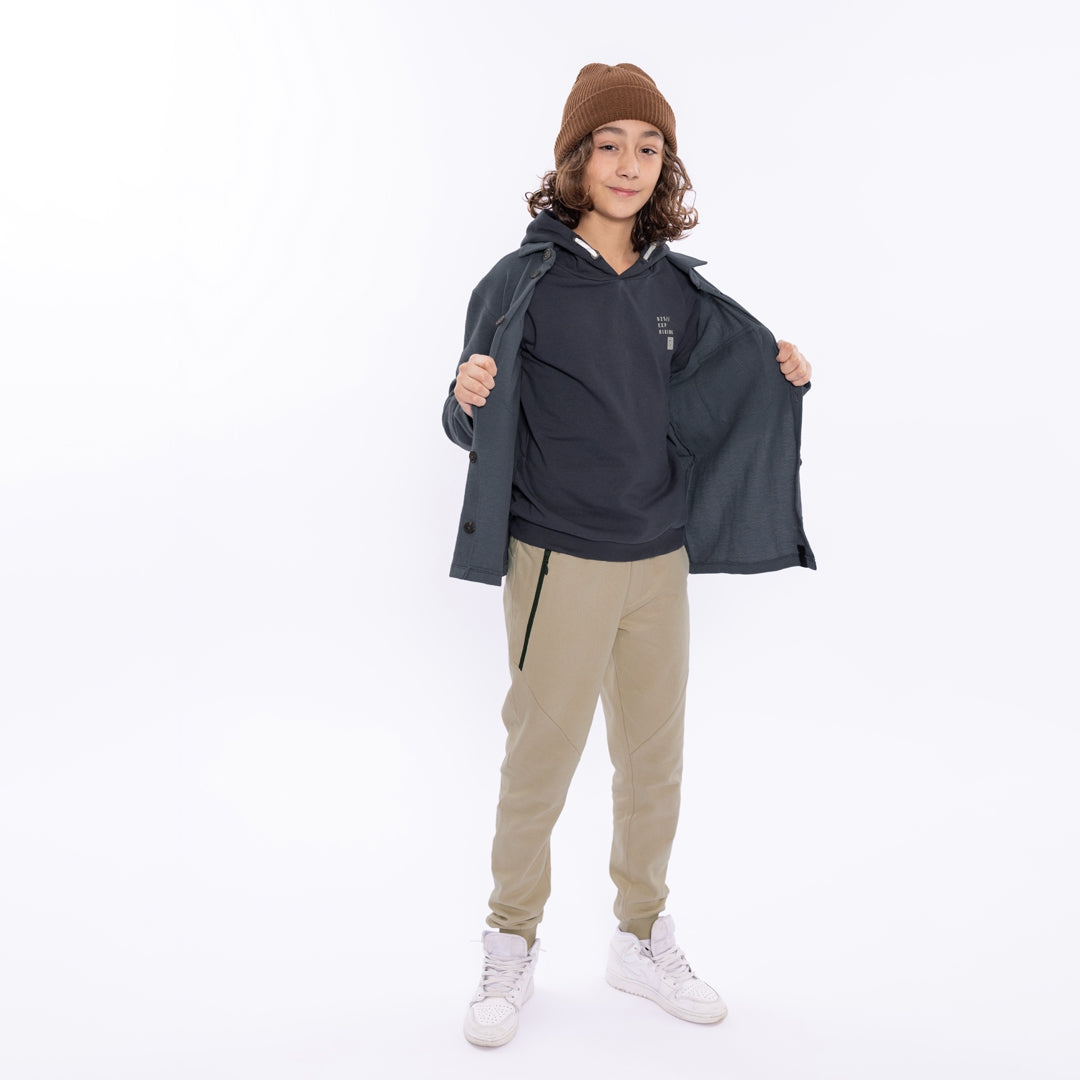 Jongens Jogging trousers van No Way Monday in de kleur Light grey in maat 164.