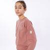 Jongens T-shirt ls dropped shoulder van No Way Monday in de kleur Faded red in maat 164.