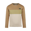 Jongens T-shirt ls van Koko Noko in de kleur Dark sand in maat 128.