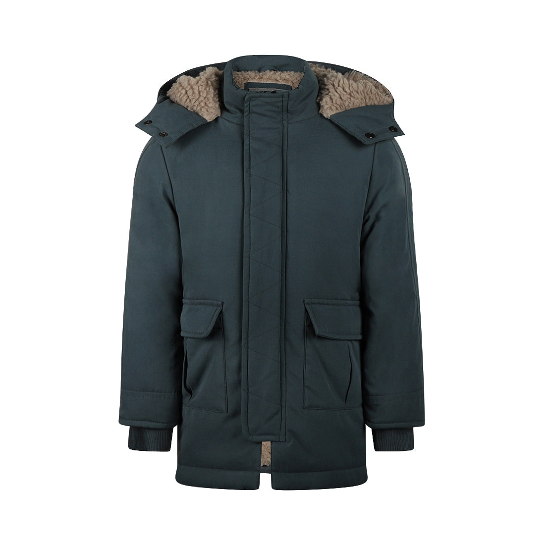 Jongens Jacket parka water repellent van Koko Noko in de kleur Navy in maat 128.