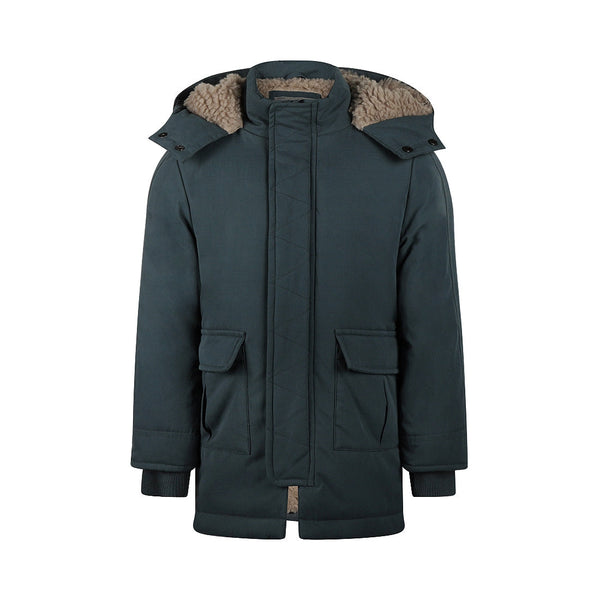 Jongens Jacket parka water repellent van Koko Noko in de kleur Navy in maat 128.