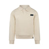 Jongens Sweater with polo collar van Koko Noko in de kleur  Off white in maat 128.
