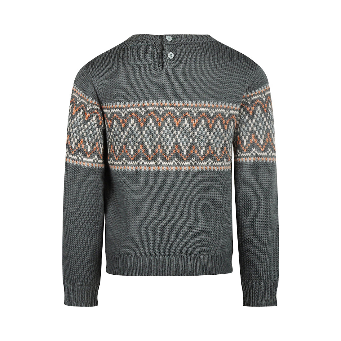 Jongens Sweater with crewneck van Koko Noko in de kleur Steel blue in maat 128.