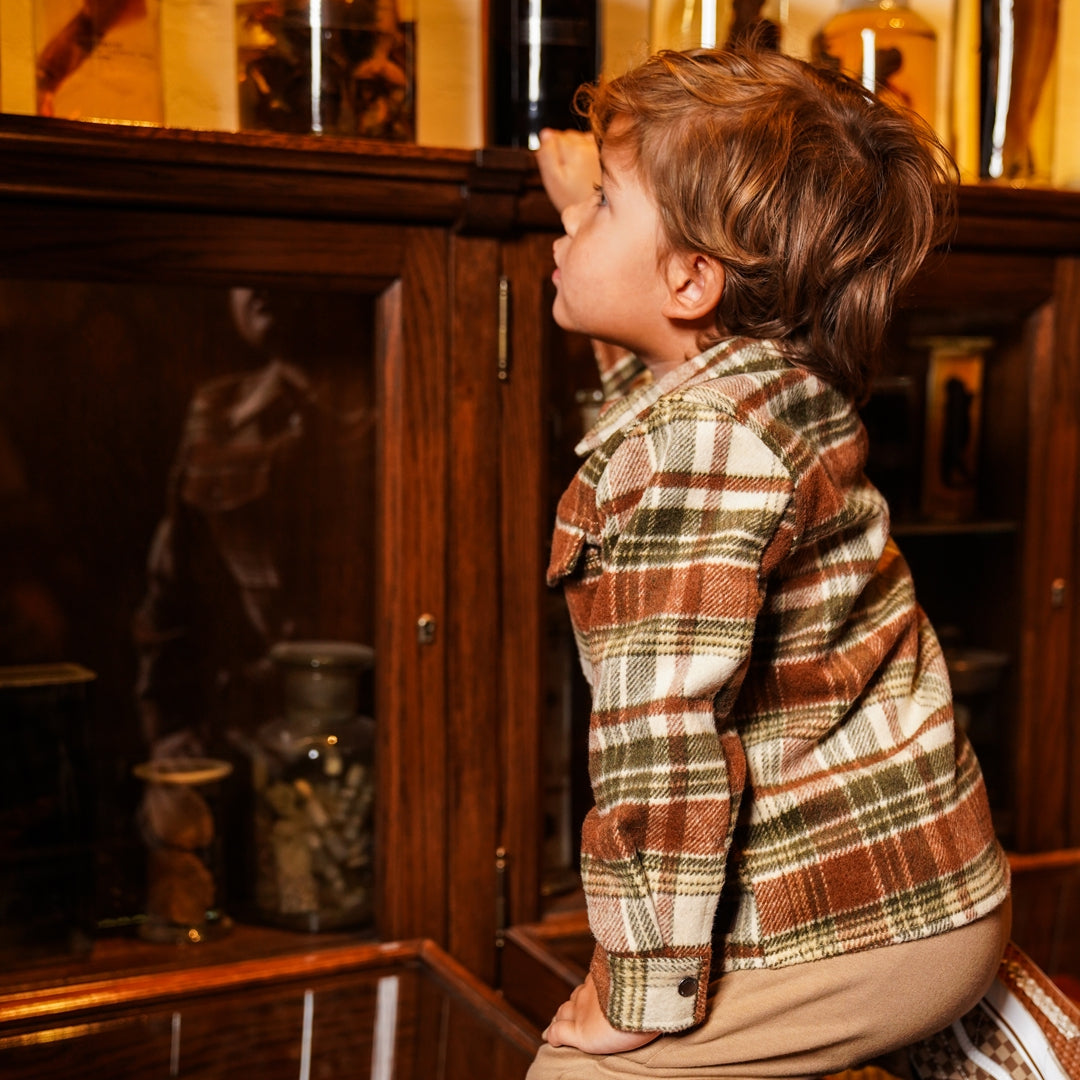 Jongens Shirt ls van Koko Noko in de kleur Green in maat 128.