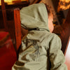 Jongens Sweater with hood van Koko Noko in de kleur Green in maat 128.