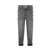 Meisjes Jeans loose fit van Koko Noko in de kleur Black jeans in maat 128.