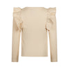 Meisjes T-shirt ls van Koko Noko in de kleur  Off white in maat 128.