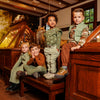 Meisjes T-shirt ls van Koko Noko in de kleur Army green in maat 128.