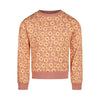 Meisjes Sweater dropped shoulder van Koko Noko in de kleur  Dark old pink in maat 128.