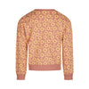 Meisjes Sweater dropped shoulder van Koko Noko in de kleur  Dark old pink in maat 128.