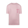 Meisjes T-shirt ss dropped shoulder van No Way Monday in de kleur Light pink in maat 164.